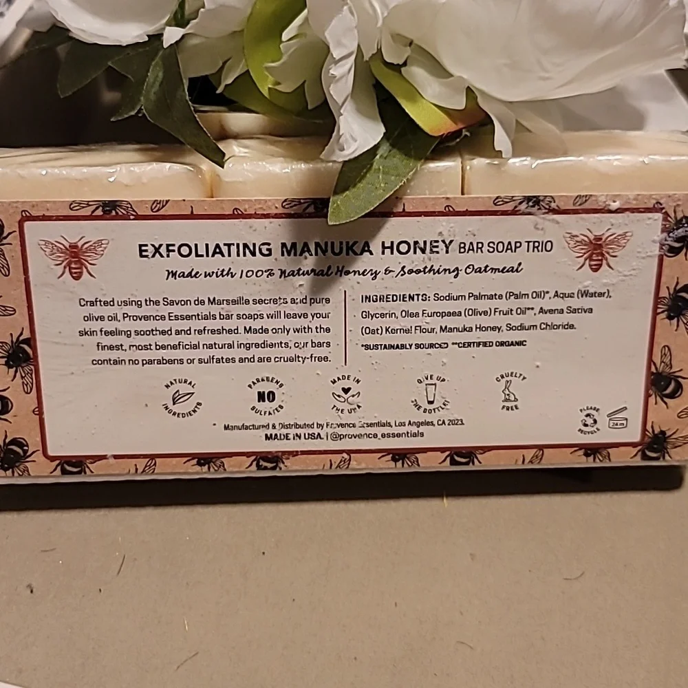 🍯Exfoliating Manuka Honey Bar Soap Trio Pack🍯